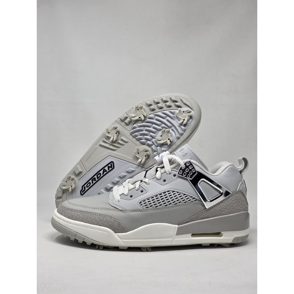Nike Jordan Spizike G Size 8.5 Mens Grey Iron Ore HQ4365-001 Golf Shoes New
